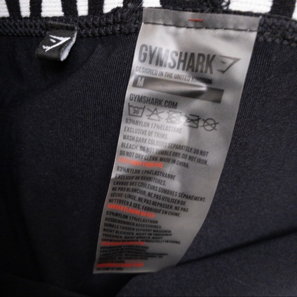 GYMSHARK Seamless Fit Leggings Black Size Medium - Picture 9 of 9